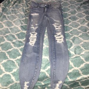 Size 0 super high waisted American Eagle ripped!